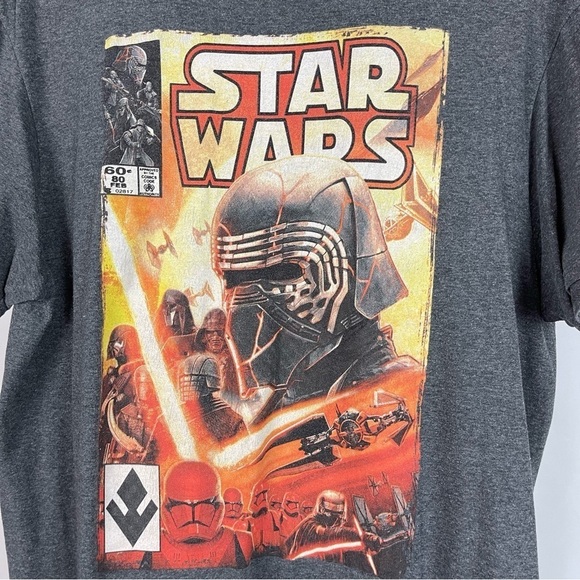 Star Wars Mad Engine Large Movie Graphic Tee Shirt Kylo Ren Stormtroopers - Picture 3 of 5